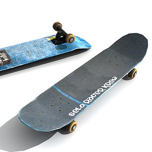 3ds max skateboard skate board