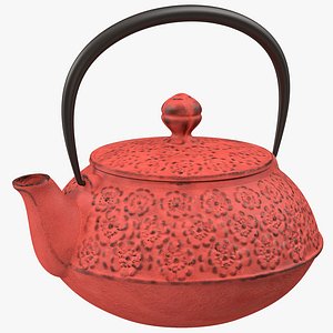 cast iron tea kettle 3d model