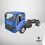 Electric Light Truck 132 Inch No Body 3D model