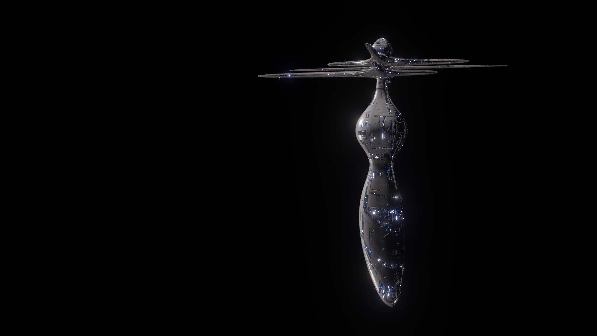 3D Alien Spacebase - TurboSquid 2197688