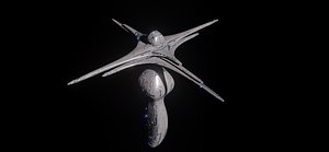 3D Alien Spacebase