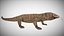 3D komodo dragon rigged model