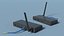 Network Docking Station with Wi-Fi and LAN Modules Black
