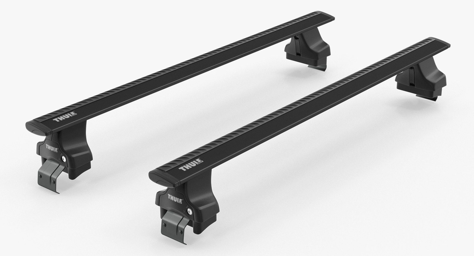 Thule Black Wingbar 3D model preview