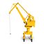 Level Luffing Port Crane Rigged Yellow