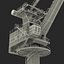 Level Luffing Port Crane Rigged Yellow