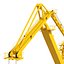 Level Luffing Port Crane Rigged Yellow