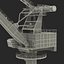 Level Luffing Port Crane Rigged Yellow