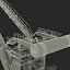 Level Luffing Port Crane Rigged Yellow