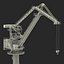 Level Luffing Port Crane Rigged Yellow