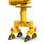 Level Luffing Port Crane Rigged Yellow