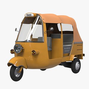 3D tuk taxi model