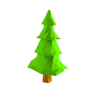 Cartoon Pine Tree