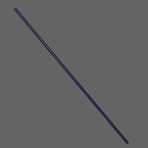 PBR Wushu Stick Blue