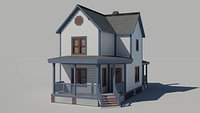 Collective3d 1920s Kit House 01
