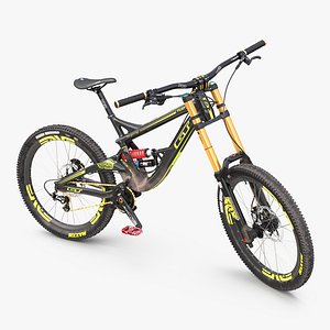mountain bike gt fury 3d model