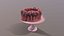 Sliced Red Velvet Gateau