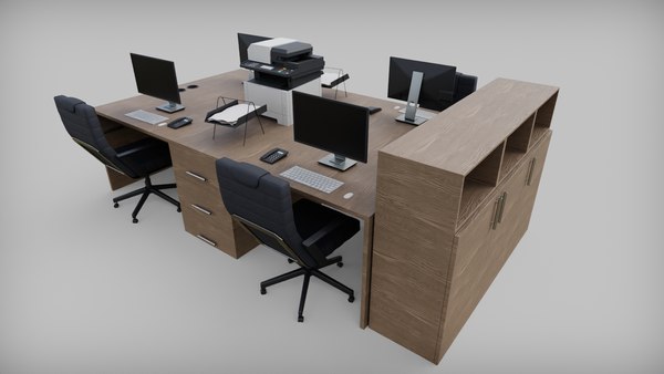 Desk 3D Models for Download | TurboSquid