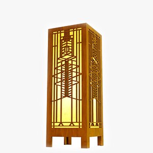frank lloyd robie house 3d model