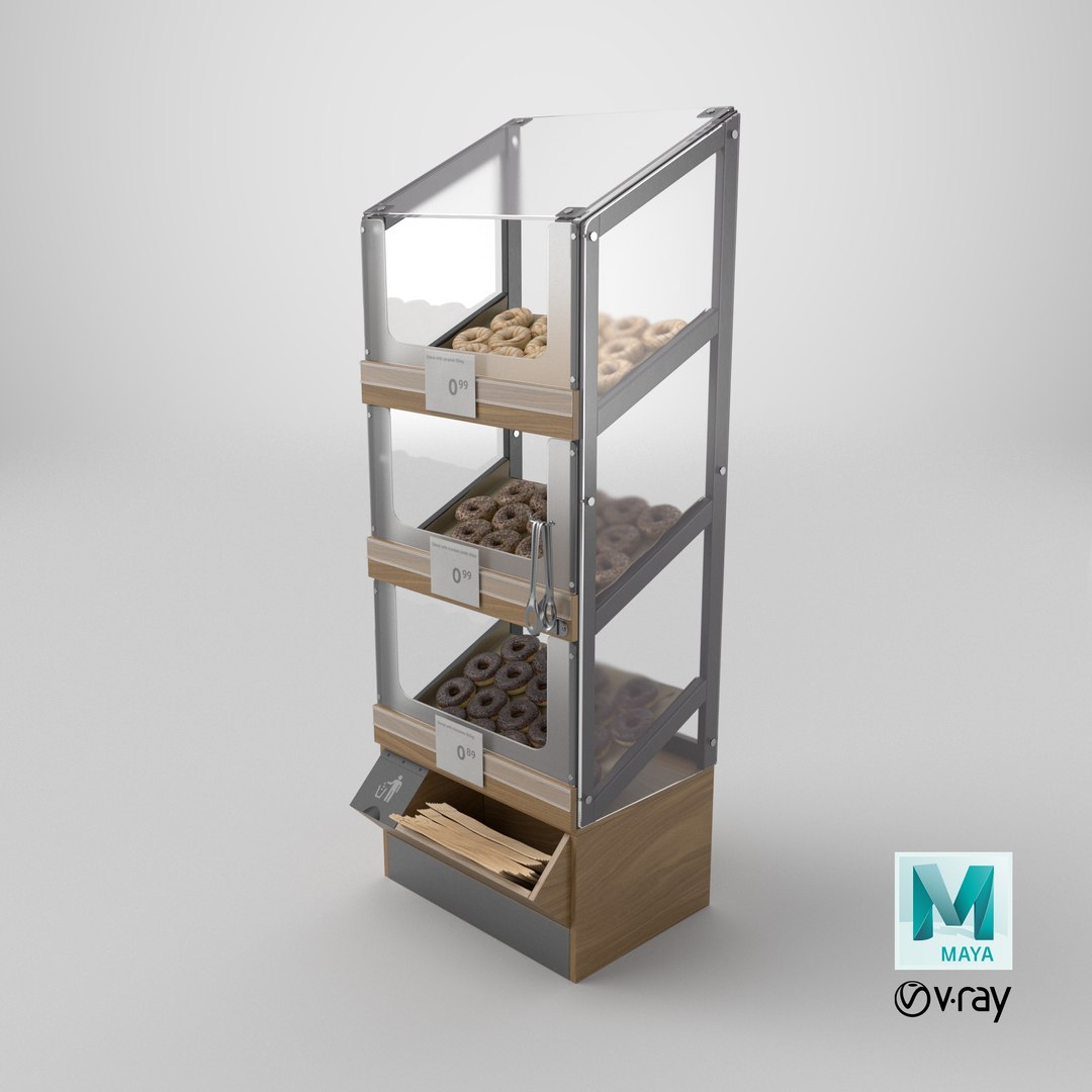 3D Bakery stand with donuts https://p.turbosquid.com/ts-thumb/TL/xpbOfP/4q/stemcell_maya_vray_render/png/1765291591/1920x1080/fit_q87/5cc08b599f8678a5166239539f326e948e388e9b/stemcell_maya_vray_render.jpg