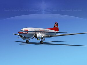 Douglas DC-3 Braniff Intl