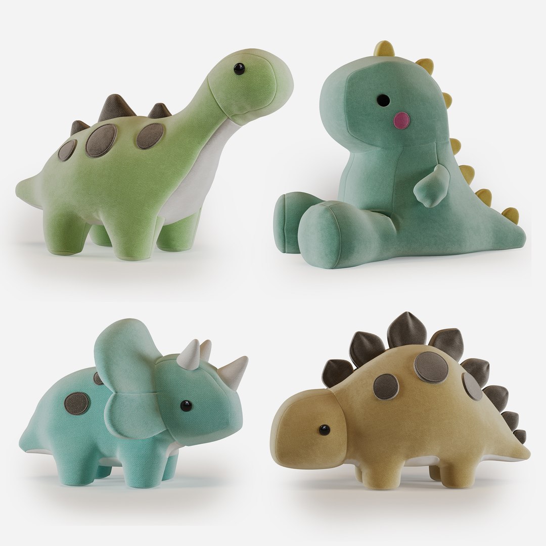 3D Plush Toys 35 - TurboSquid 2242452