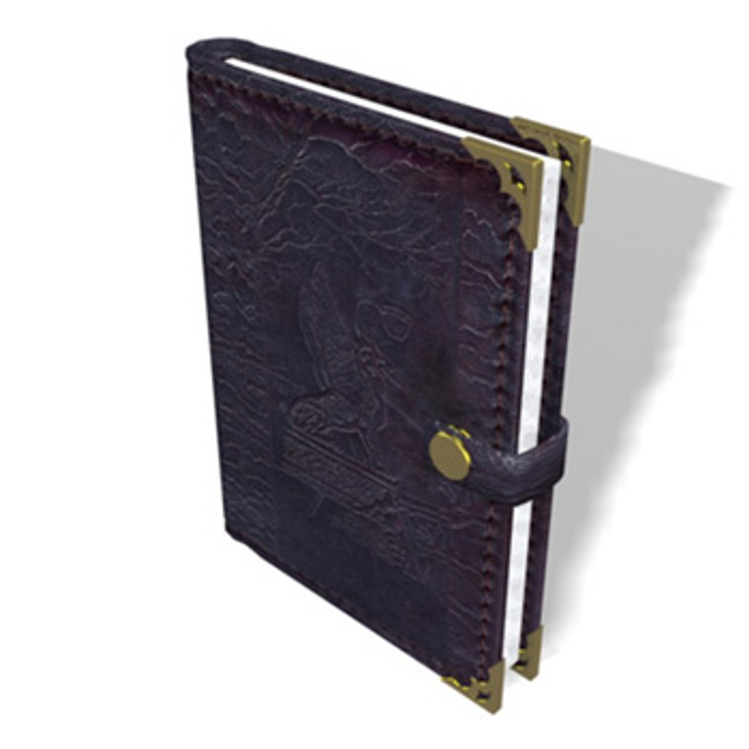 3d model of notebook