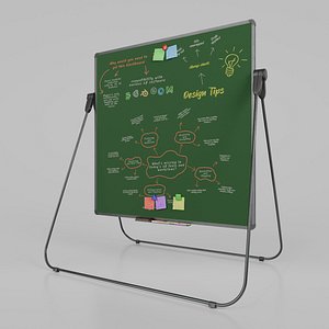 Customizable U-Stand Greenboard Square Writing Board