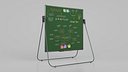 Customizable U-Stand Greenboard Square Writing Board