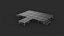3D Rectangular Stage Set 3D model model
