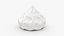 3D Whipped Cream 01 model
