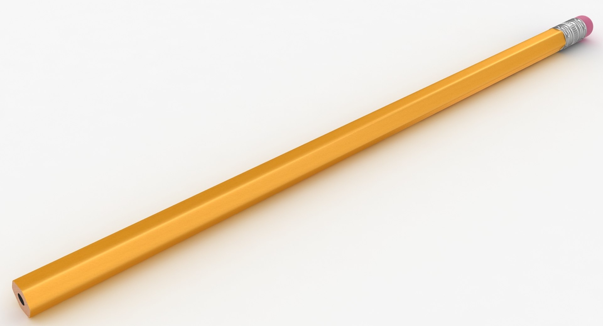 Realistic pencil 2 3D model - TurboSquid 1167905