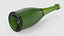 3D Champagne Bottle Mockup model