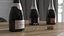 3D Champagne Bottle Mockup model