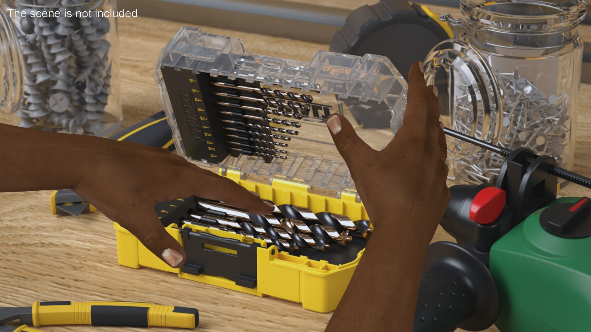 3D Afro American Male Hands Base Pose Model - TurboSquid 2169057