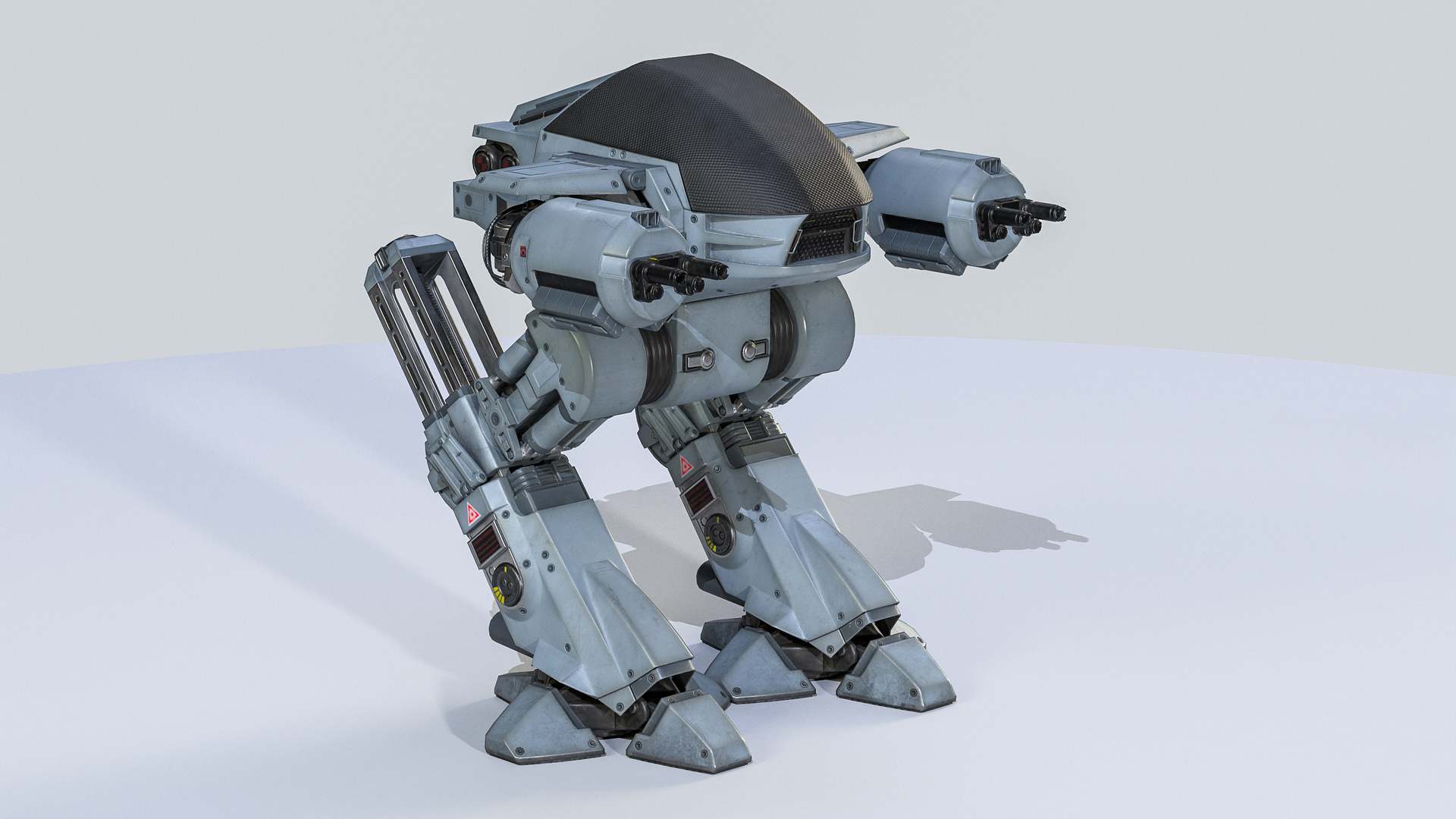 ED 209 OCP Robocop Low-poly 3D model - TurboSquid 1723240