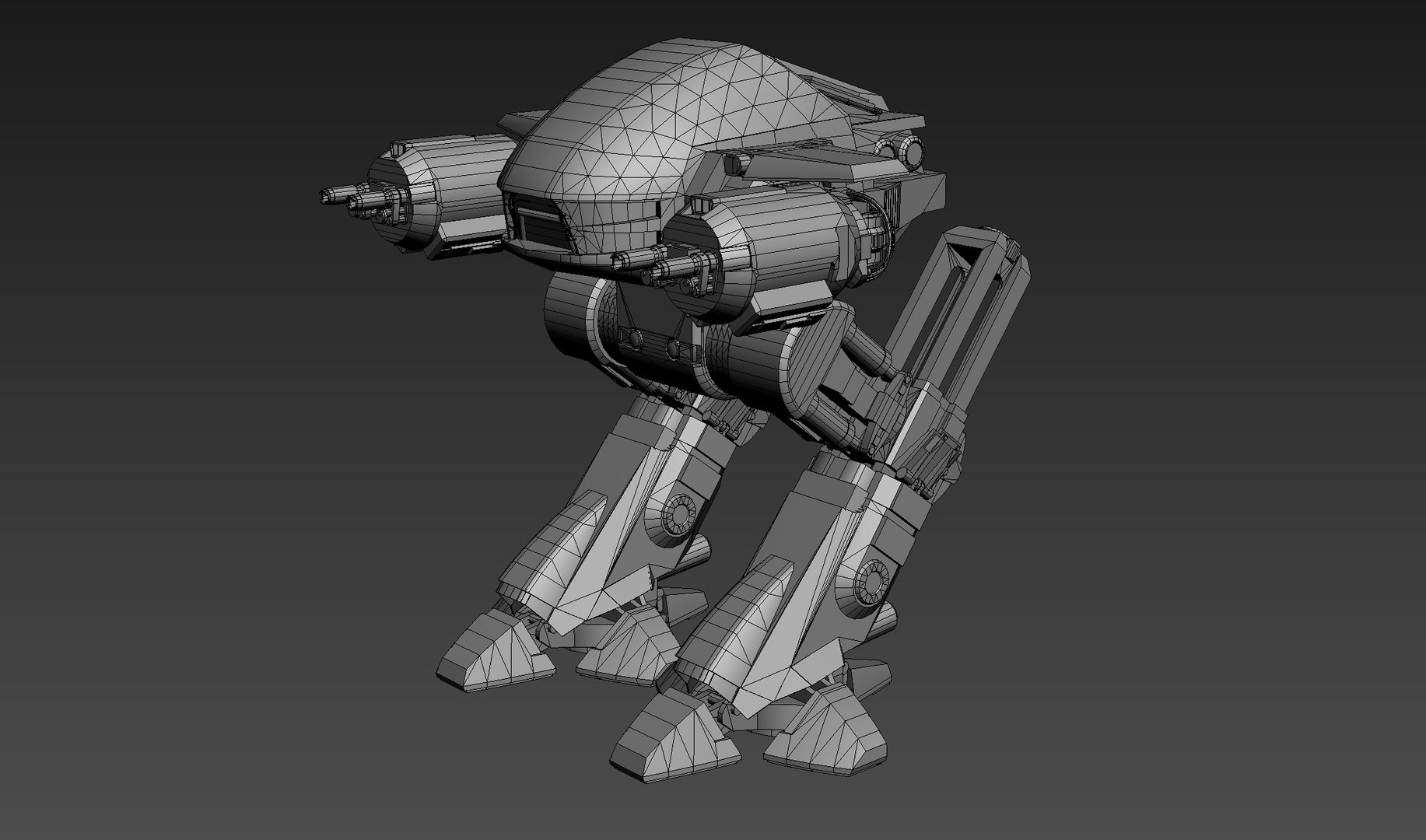 ED 209 OCP Robocop Low-poly 3D Model - TurboSquid 1723240