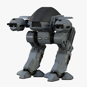 ED 209 OCP Robocop Low-poly