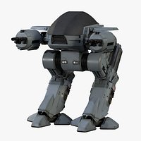 ED 209 OCP Robocop Low-poly