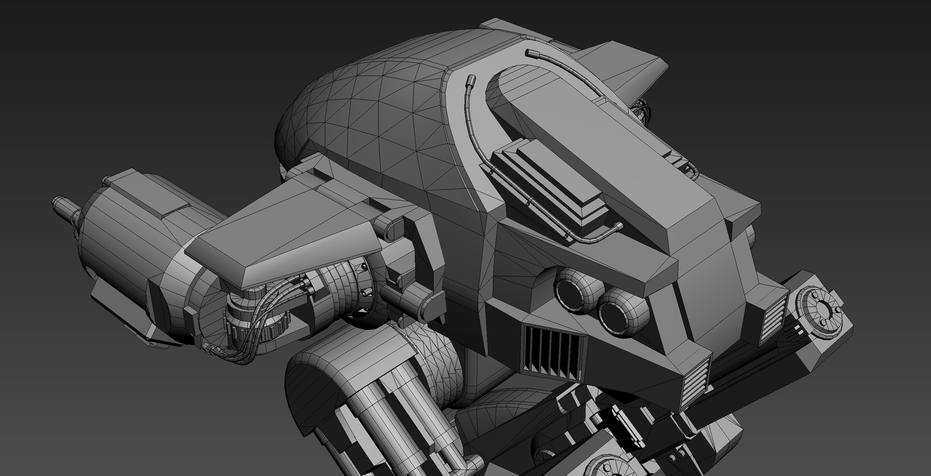 ED 209 OCP Robocop Low-poly 3D Model - TurboSquid 1723240