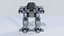 ED 209 OCP Robocop Low-poly 3D model