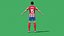 3D Rigged Clement Lenglet Atletico Madrid 2025