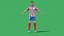 3D Rigged Clement Lenglet Atletico Madrid 2025
