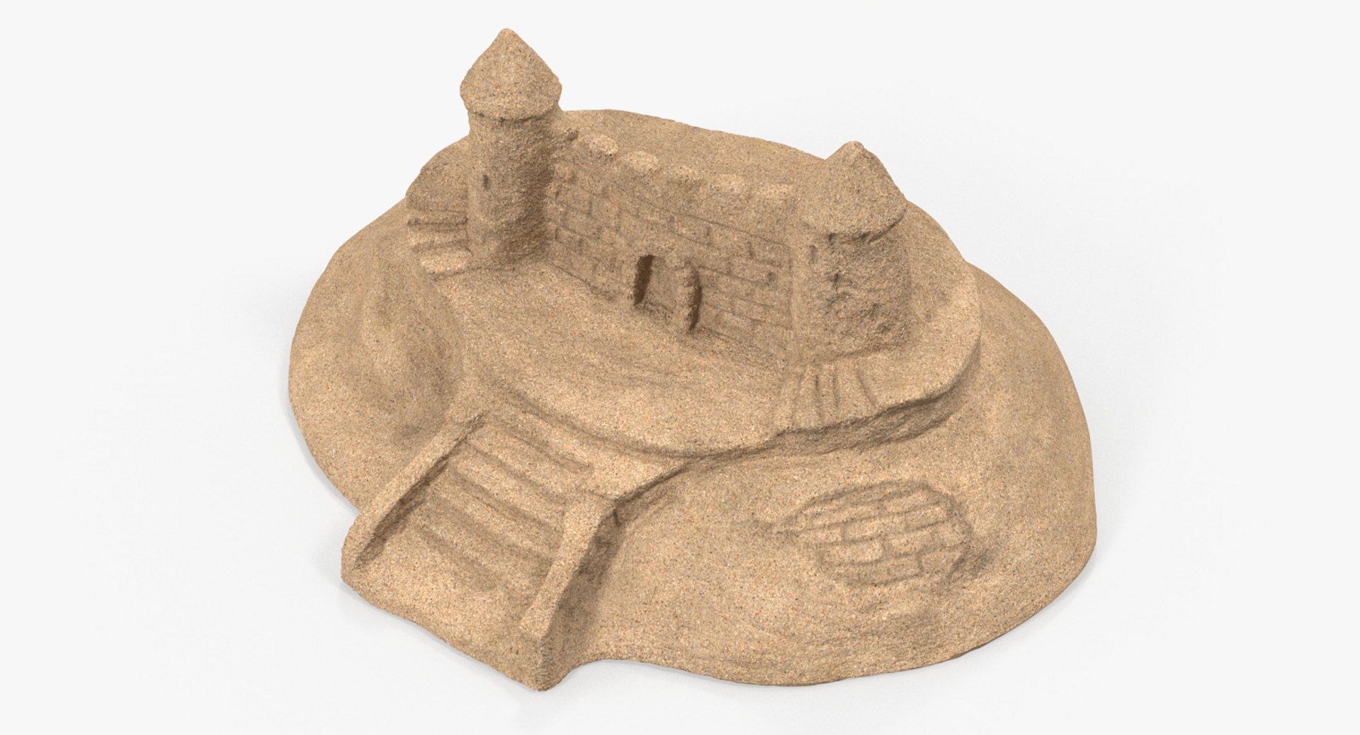 Sand Castle Model - TurboSquid 1297462