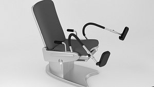 gynecological examination chair 3d