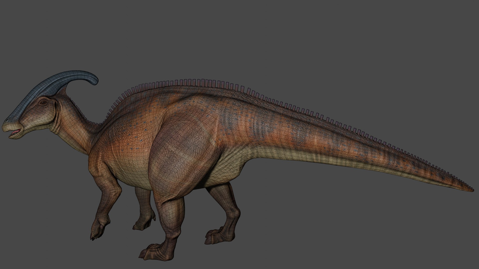 Parasaurolophus 3D - TurboSquid 1966812