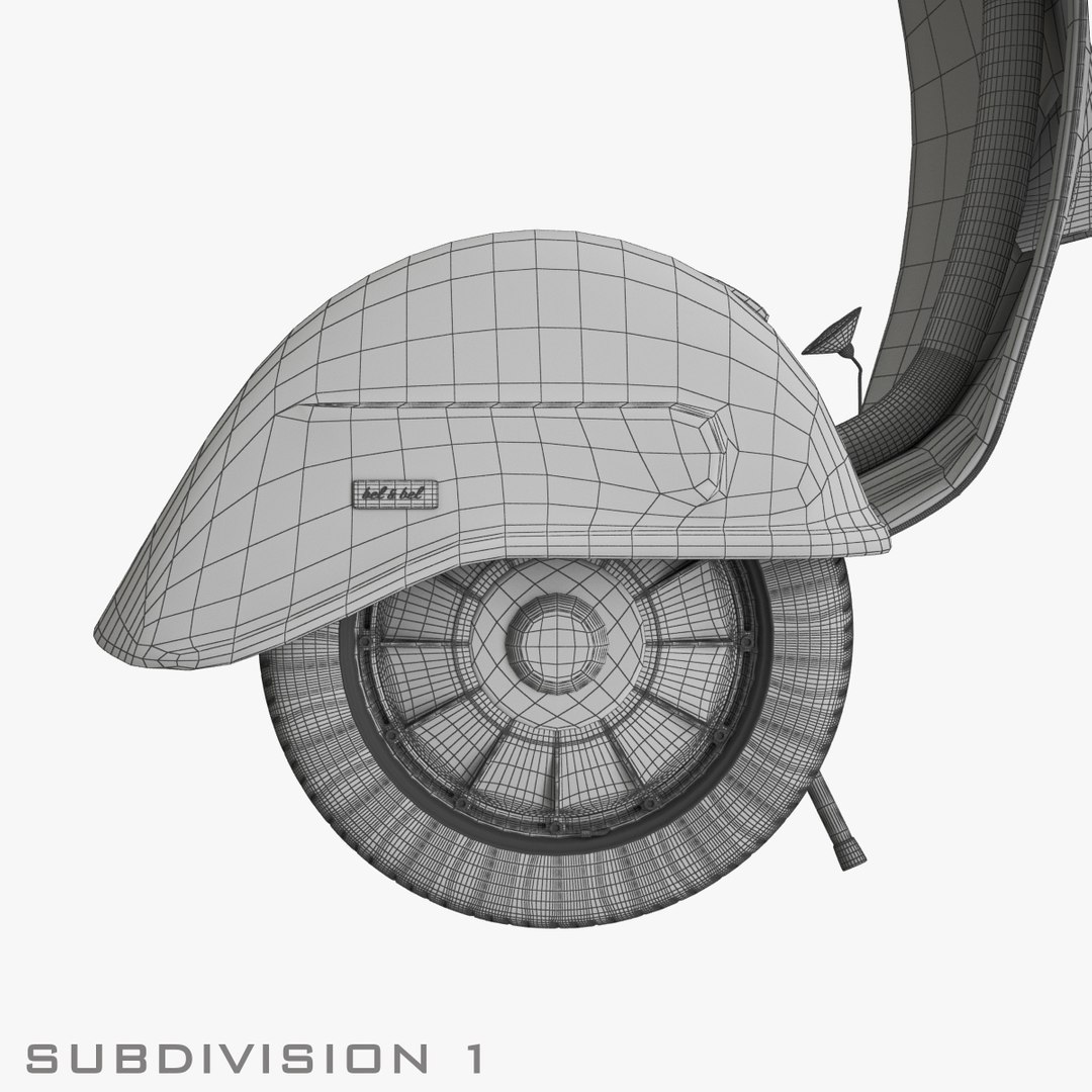3d Model Segway Vespa