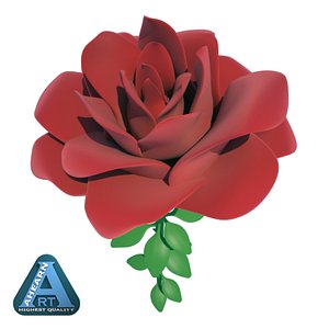 3d rose model