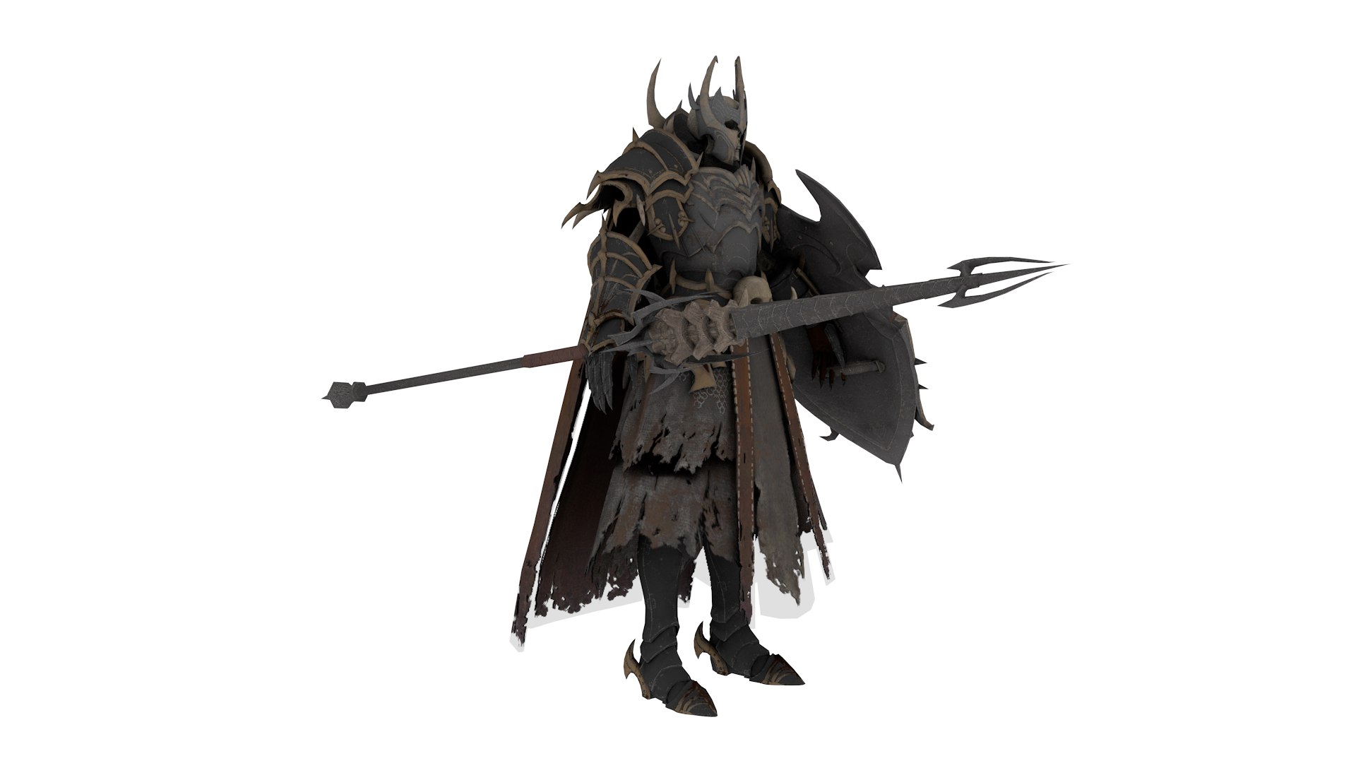 Dark Fantasy Skeleton Armored Warrior 3D Model 3D Model - TurboSquid ...