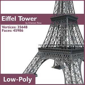 Low-Poly Eiffel Tower